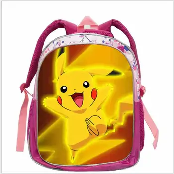 

Fashion Cute School Bags For Girls Pink Pikachu Cartoon Backpack Kids SchoolBags Children Mochilas