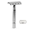 Double Edge Razor Wet Shaving For Men Women Classic 3-Piece Stainless Steel Safety Razor ► Photo 1/6