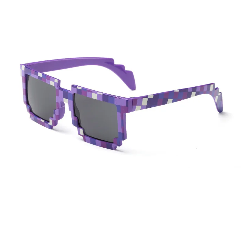 

2020 Fashion Sunglasses Women Vintage Sun Glasses Men Mosaic Plaid Sunglasses One-click Sunglasses Oculos De Sol