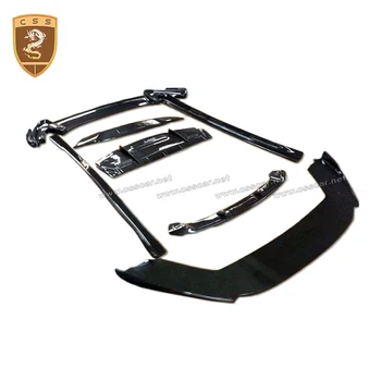 

Real Carbon Fiber Front Rear Bumper Lips Side Skirt Rear Wing for Ferrari-California refit H Style Racing Sport Car Parts 00466