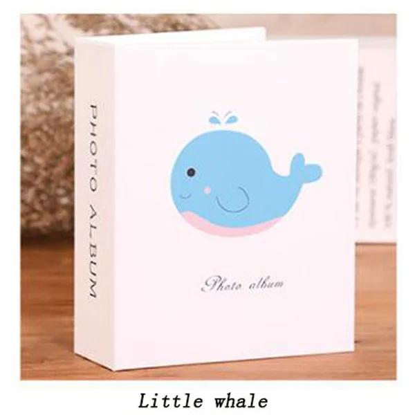 Little whale 6 inch 100 Pictures Pockets Photo Album Interstitial Photos Book Case Kid Album Storage Family Wedding Memory Gift Scrapbooking - Цвет: Little whale
