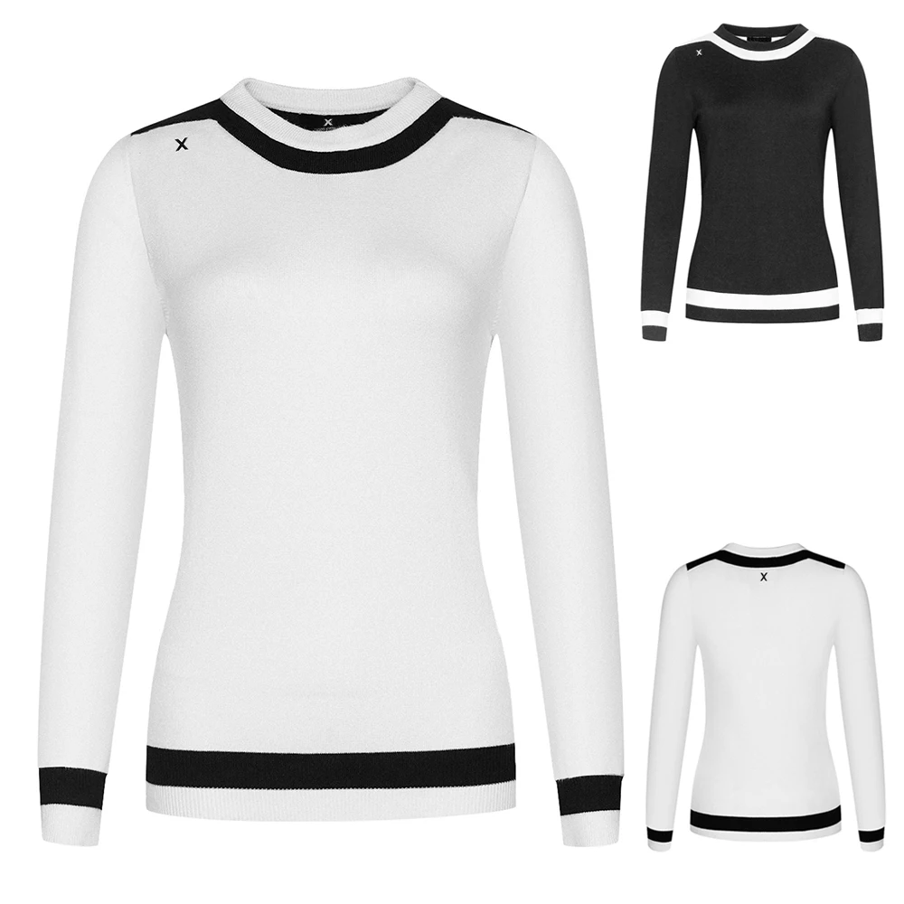 Женский зимний свитер для гольфа повседневное уличное дышащее хлопковое теплое