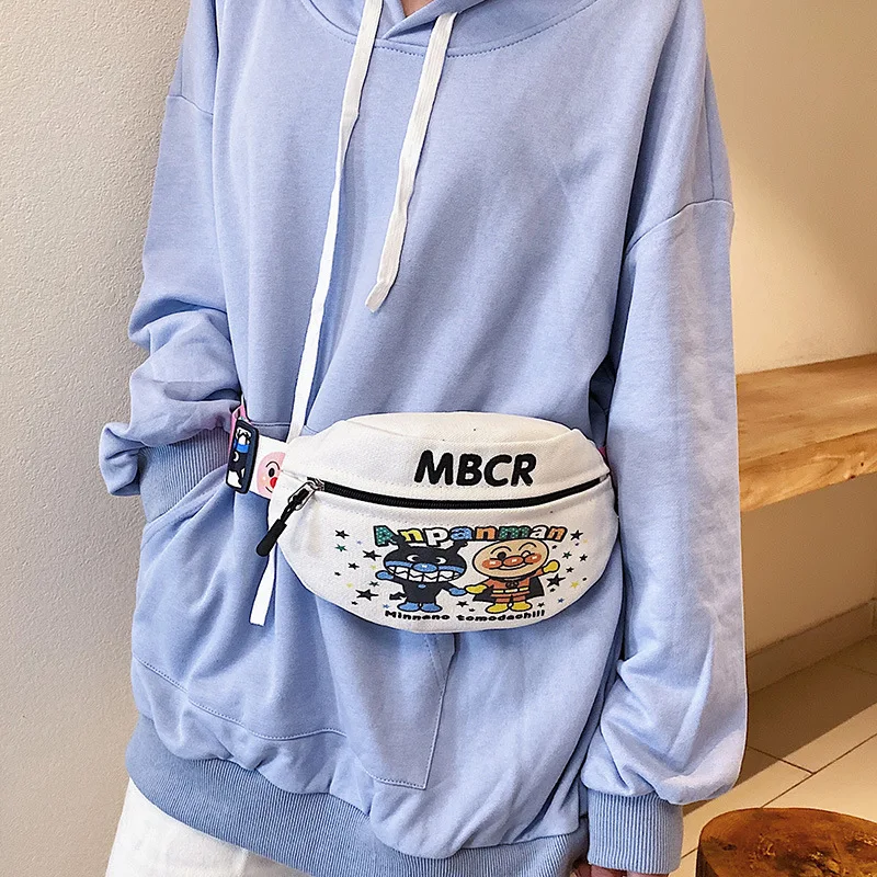 Murse Fashion Letter Waist Money Belt Girl Pouch Women Travel Pack Bag Small Fanny Pack Pattern Banana Hip Bags Chest Packs