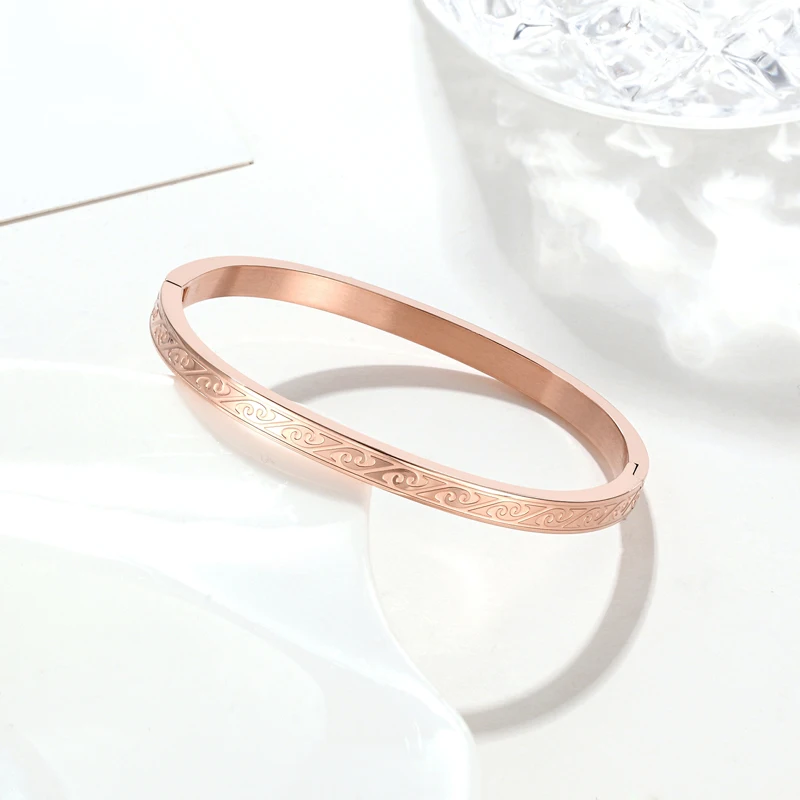 Stainless Steel Bangle Bracelet for Kids Mother