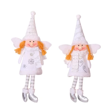 

Christmas Table Decoration Supplies Red Wine Champagne Bottle Bag Angel Wine Set Home Decoration Supplies