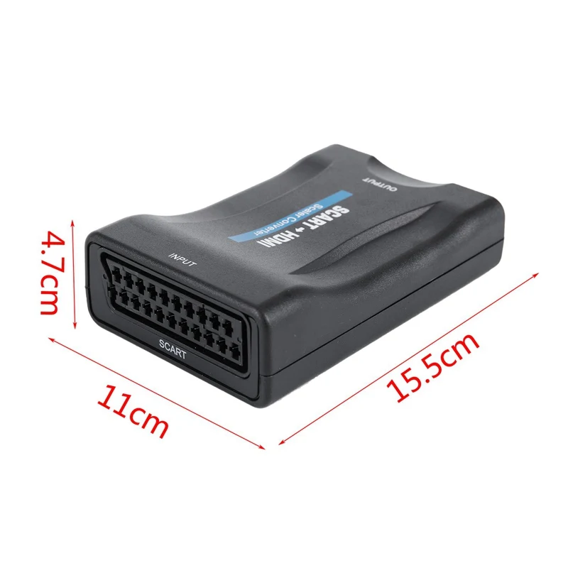 Scart в HDMI конвертер видео конвертер