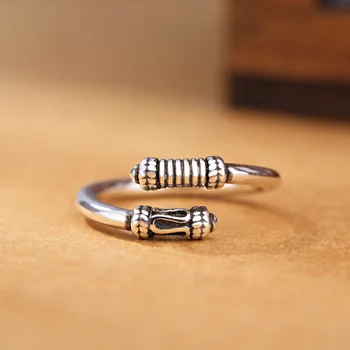 

New Silver Open Rings for Women Lady Punk Vintage Open Antique Rings Statement Jewelry