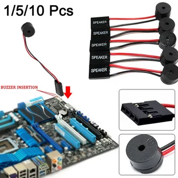 

10pcs Mini Plug Speaker For PC Interanal BIOS Computer Motherboard Mini Onboard Case Buzzer Board Beep Alarm NEW
