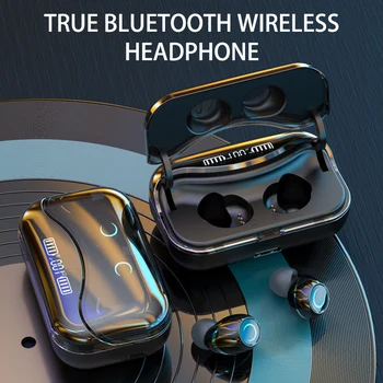 

TWS G08 Wireless Bluetooth 5.1 Headset Touch Control Earphone IPX7 Waterproof In-Ear Earplug with LED Display Charging Box