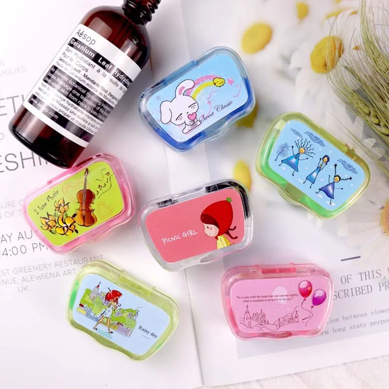 

Cute Contact Lens Companion Box Portable Contact Lens Case Fashion Beauty Box