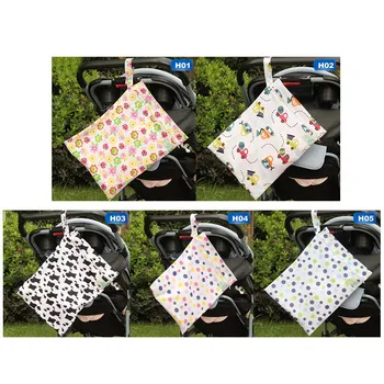 

Waterproof Baby Diaper Bags Wet Dry Bag Reusable Washable Zipper Baby Cloth Diaper Storage Bag Tote Waterproof Swim Nappy Bag