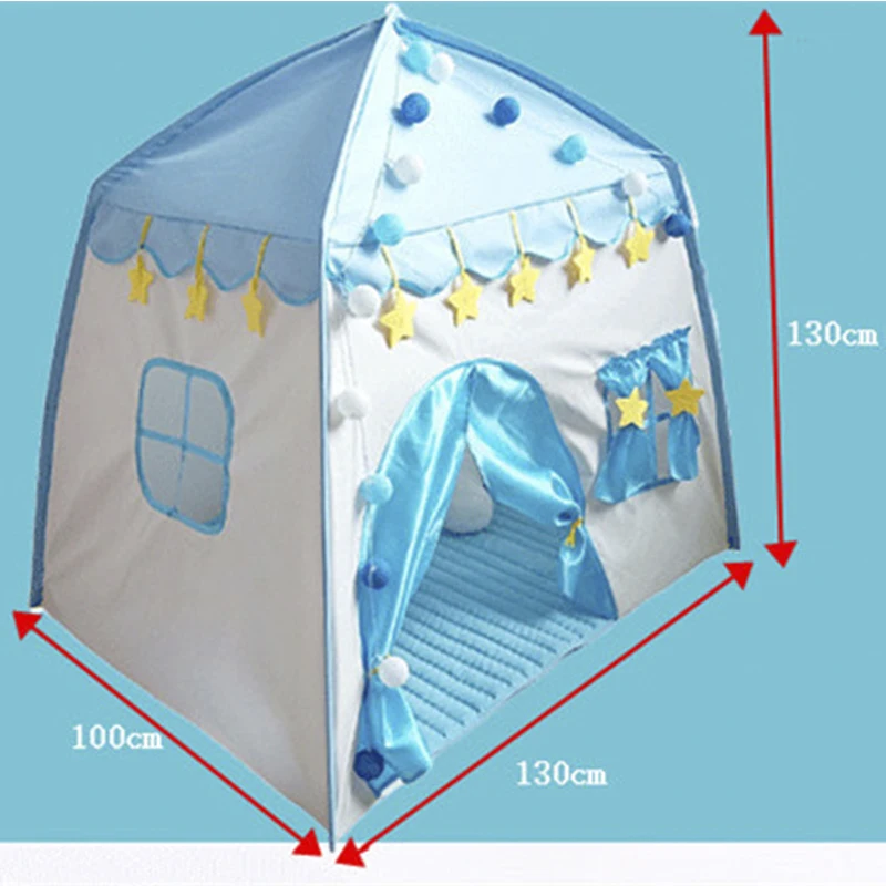 Детская палатка, игровая домашняя палатка для кемпинга, принцесса, секретный замок, домашняя, уличная игрушка для девочек и мальчиков, портативный складной кукольный домик для детей