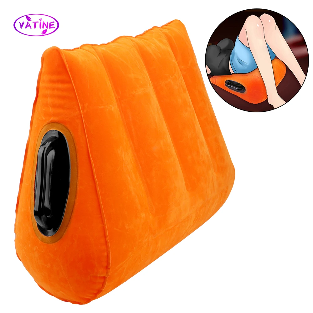 Inflatable Furniture Sex Pillow Toys For Couples Tools Women Anal Mat Masturbator Female Erotic Machine Position - Цена: US $12.24