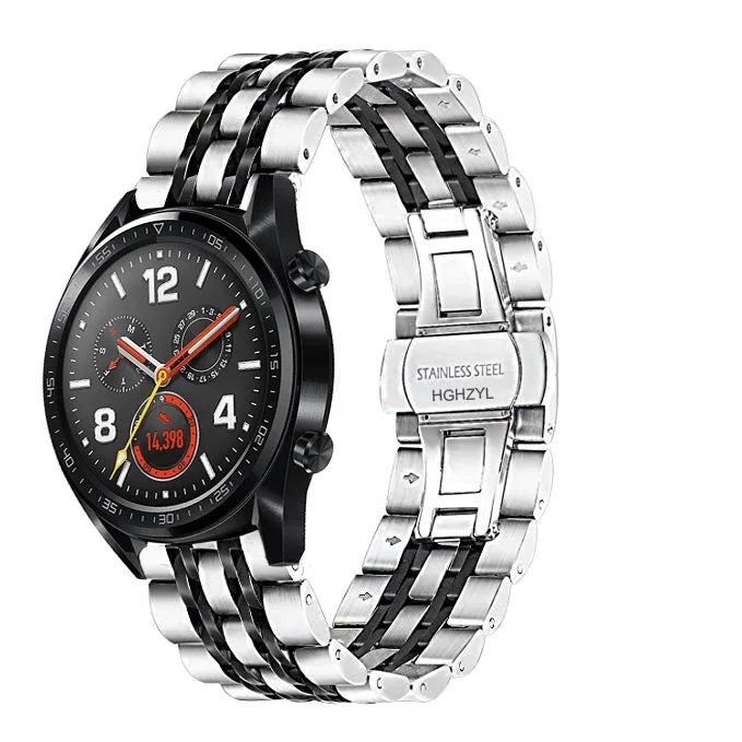 Миланская нержавеющая сталь для оригинальных часов huawei GT/samsung gear S3 galaxy watch 46 мм умные часы с ремнем браслет