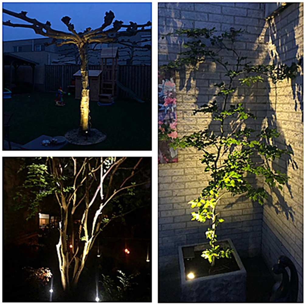 Landscape Solar Lawn Light Spotlight Waterproof Outdoor Solar Lights Lighting Sensor Adjustable Wireless Sunpower Lamp for Garden Driveway Pathway (5)