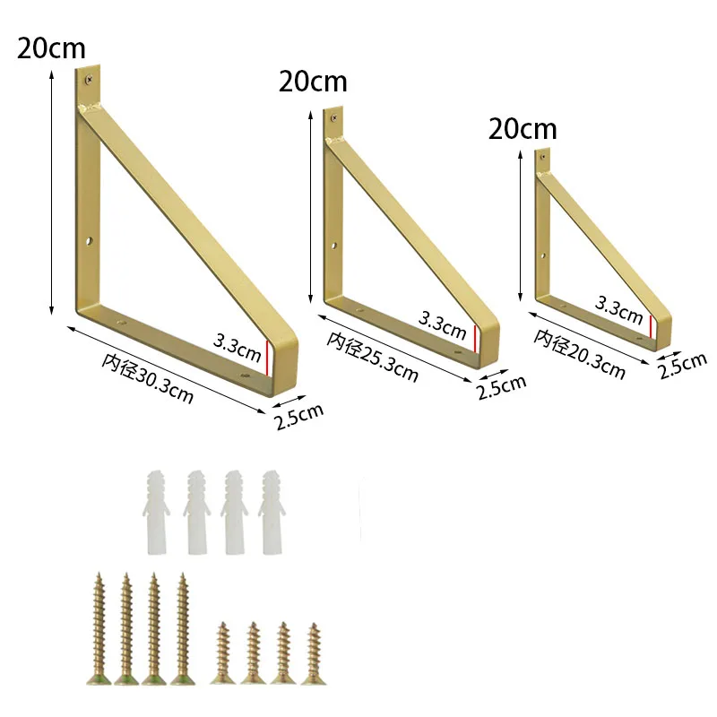 suspensa, tripé criativo, estante fixa, suportes de partição, 2pcs