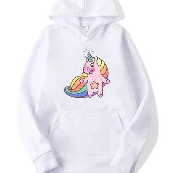 

Cute Animal Uncorn Printed Hip hop hoodie men /women Cotton Spring Autumn Male Hoodies Sweatshirts Printed Casual hoodie