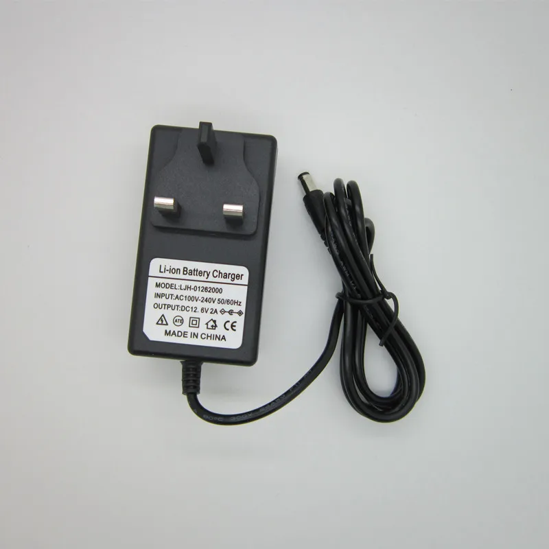 1 шт. 100 V-240 V 12,6 V 2A 18650 литиевая батарея зарядное устройство 12 V вольт адаптер питания DC 5,5*2,1 MM источник питания 12,6 V 2 A