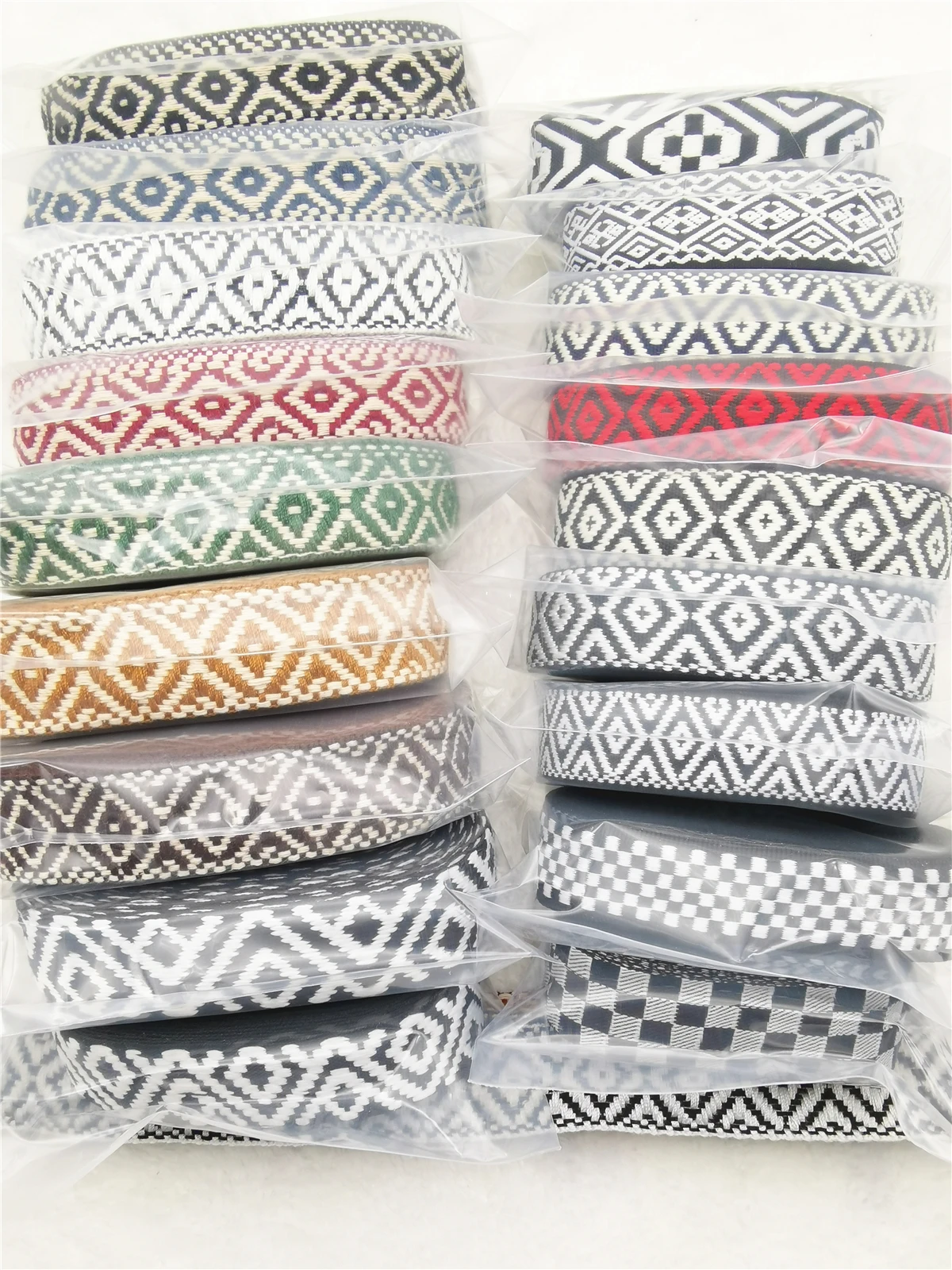 Ribbon Decoration Ribbon Supplies Sewing Ribbon 1inch 25mm 5yards/lot Grid Tiny Design Cosy and Soft Geometry Woven Jacquard Ribbon