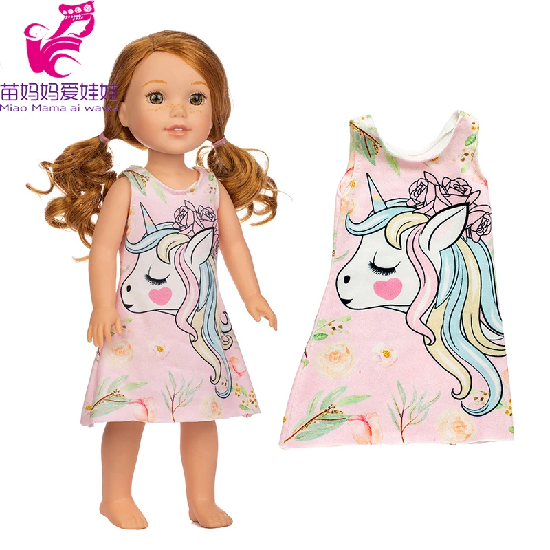 14,5 дюймов Camille Wellie Wishers кукольная одежда платье Camille 38 см 40 см Нэнси кукольная юбка подарок для маленькой девочки - Цвет: A6