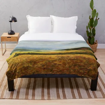 

Soft Blanket for Bed Sherpa Flannel Fleece Blanket Home Travel Sofa Soft Throw Blanket November Beach