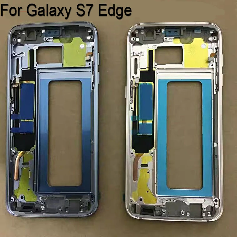 Talloos Briljant som Original LCD Holder Screen Front Frame For Samsung Galaxy S7 Edge Housing  Case Middle Frame For Galaxy S7 Edge Repair Parts|Mobile Phone Housings &  Frames| - AliExpress