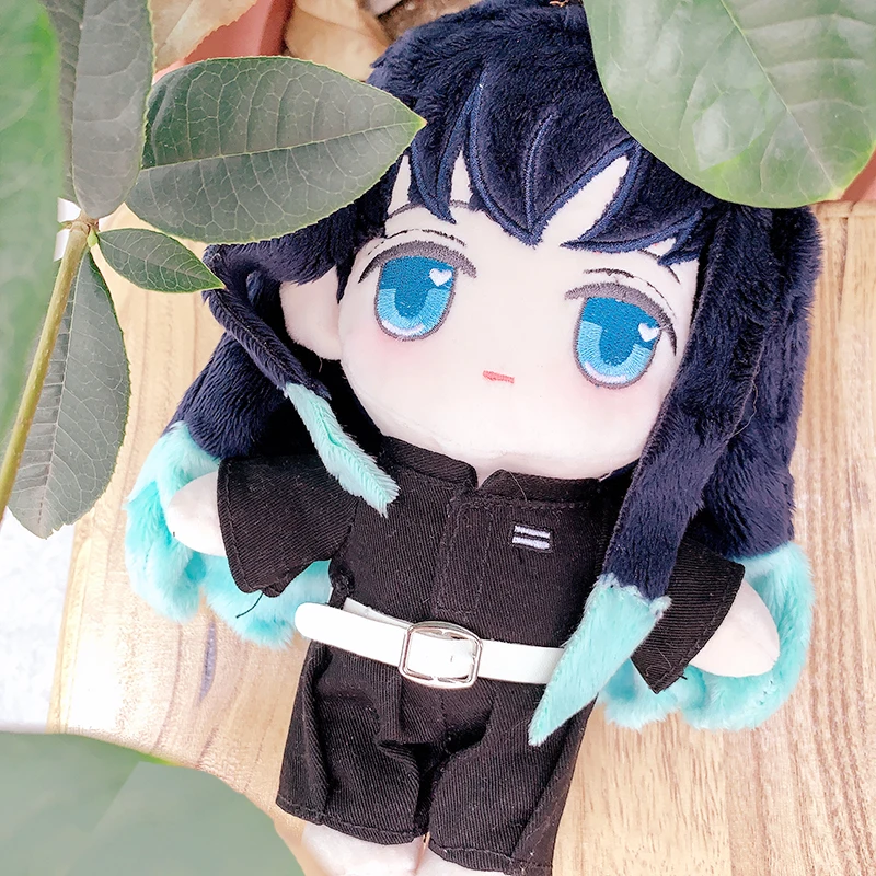 Anime Demon Slayer Short Plush Doll Pillow, Kimetsu no Yaiba, Tokitou  Muichirou, brinquedos fofos, almofada macia