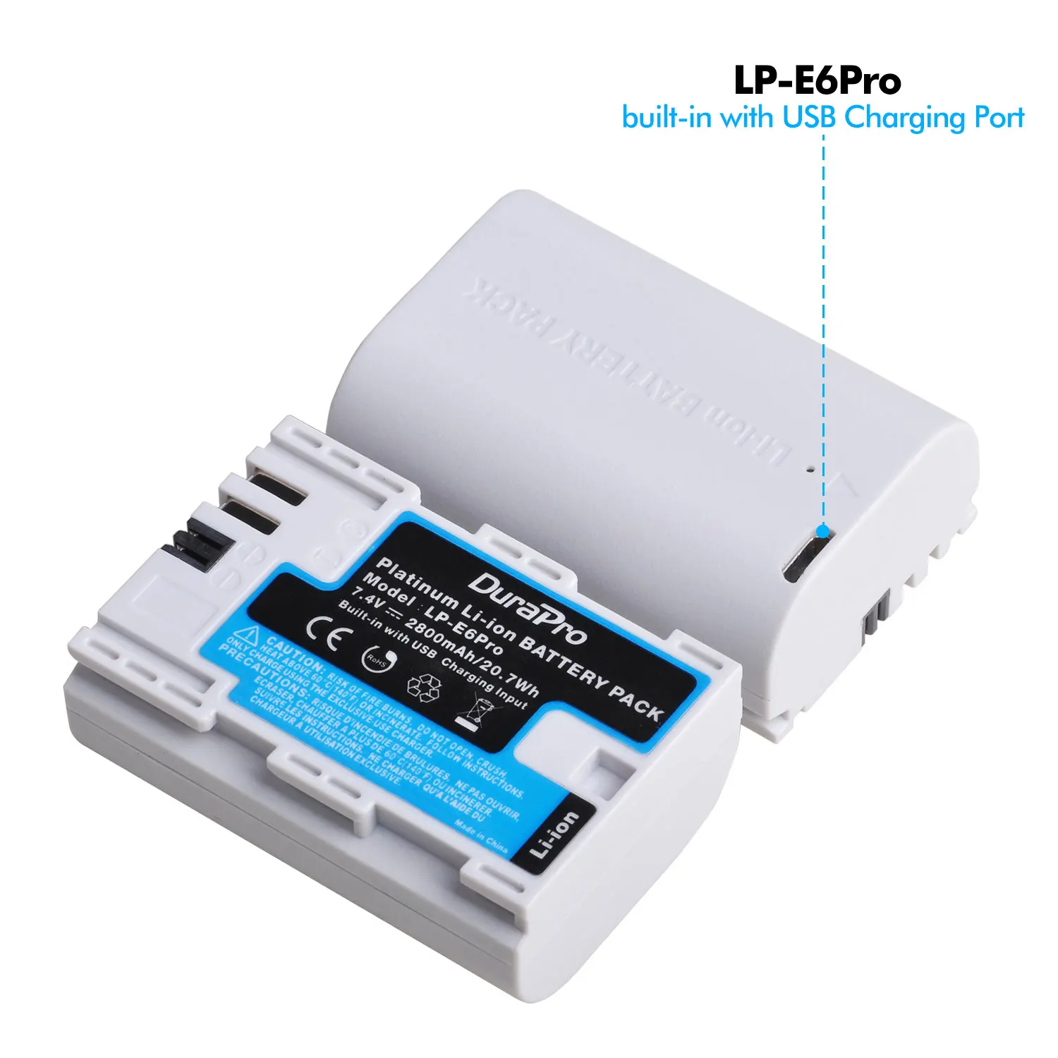 2 batería para Canon lp-e6n lpe6n a Canon EOS 90d xc10 eos 80d 7d 70d 6d 60d