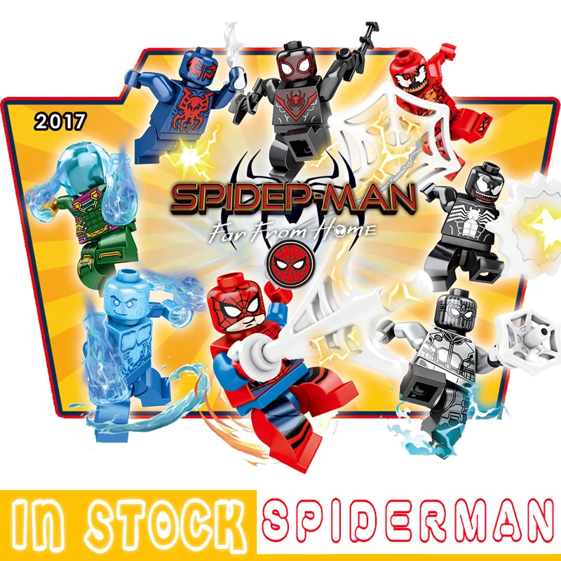 

Legoings Spiderman Super Heroes Blocks Toys Figures Building Blocks Bricks Gifts Kids Legoings Technic Mini Spider man