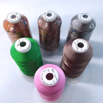 

120D/2 5000m Polyester Embroidery Thread 100% Polyester Embroidery Thread 5000 Yards DIY Sewing Filament Thread Free Shipping