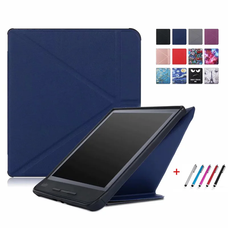 

High Quality Cover Case For Kobo Forma e-Books Multiangle Folding Stand Support Cover For Kobo Forma 8 inch Case Auto Sleep/Wake