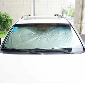 

UPF50+ Car Front Window Sunshade Windshield Umbrella Heat Block UV Protector Cover summer auto parking protect accessories nice