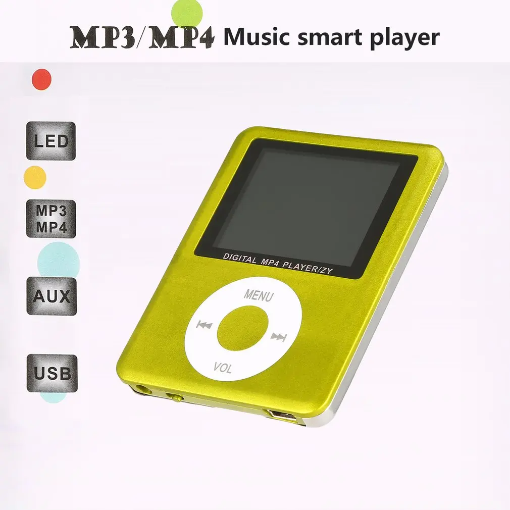 3 generations MP4 card with a screen ultra-thin long Play Fashion gift music player video
