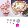 Gran oferta 4 unids/set Flor de ciruela émbolo Fondant cortadora de molde herramientas para decorar tartas herramientas de decoración de pasteles de Navidad ► Foto 3/6