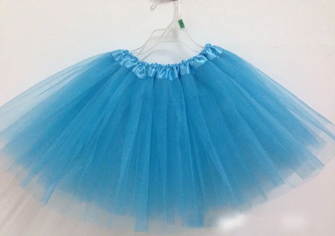 Популярная модная женская пышная взрослая Новинка цветная Женская Тюлевая юбка-пачка для танцев балетная мини-юбка