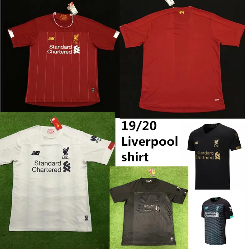 Новая футболка для взрослых 19 20 M. SALAH FIRMINO MANE VIRGIL HENDERSON ROBERTSON MILNER KEITA Liverpoolea