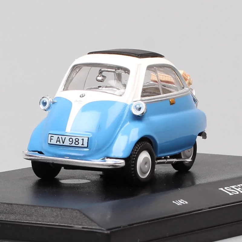 1:43 электронные весы старый ретро Cararama Isetta 250 пузырьковый автомобиль микрокар Diecasts& игрушки модели автомобилей детей 1955 акриловая коробка