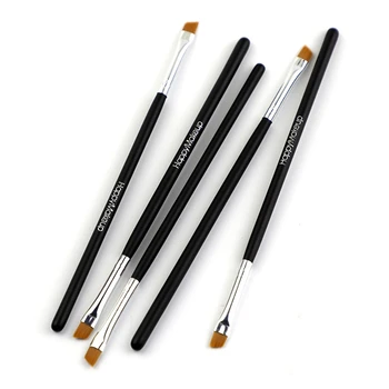 

5Pcs Black Eyebrow Inclined Flat Angled Brush Eyeliner Eyeshadow Eye Brow Makeup Tool Professional Women Cosmetic