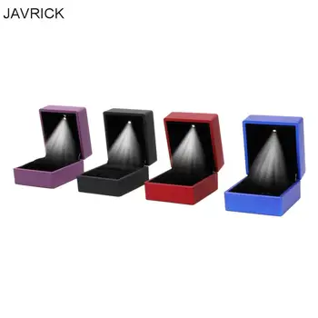 

LED Lighted Earring Ring Gift Box Wedding Engagement Ring Jewelry Display New