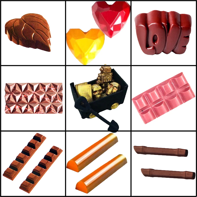 Meibum детские твердые формы для конфет любовь алмаз Поликарбонат формы для шоколада Кондитерские инструменты Кондитерские десерты противень для выпечки