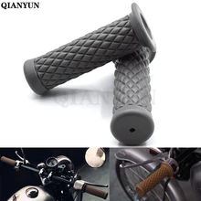 Универсальный мотоцикл 7/" 22 мм Винтаж резиновый руль для мотоцикла для YAMAHA YZF R1 R6 R6S YZF-R25 YZF-R3 YZF R125 YZF-R5