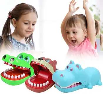 

1Pc New toys Baby KidsFinger Biting Game Animal Mouth Dentist Funny Toy Children Gifts Free shipping