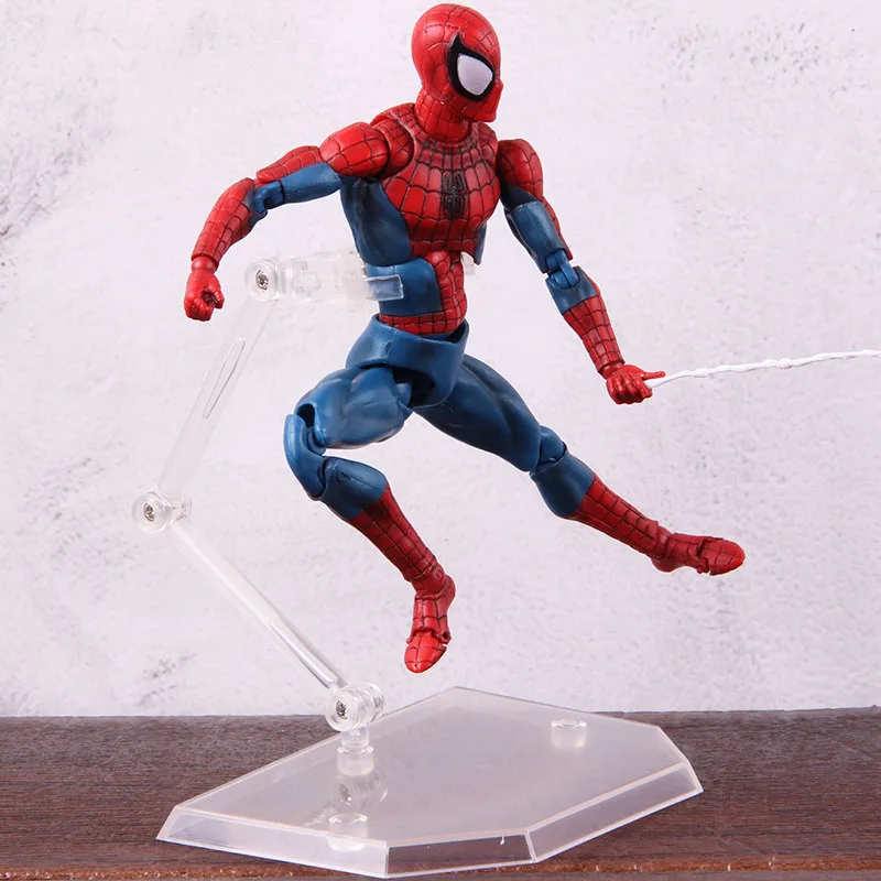 Мстители MAFEX № 075 человек-паук удивительный человек-паук ПВХ фигурка Коллекционная модель игрушки
