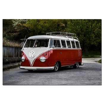 

T1 Bus Minivan Photo Wall Art Posters and Prints Canvas Painting Wall Picture For Living Home Decor