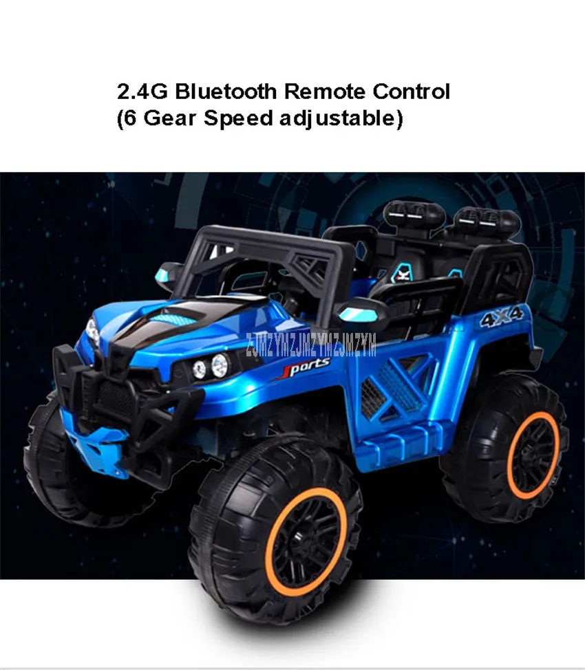 Four Big Wheel Design Kids Children's Off-road Electric Vehicle Car Remote Control For 1-3-9 Years Old Baby Toy Car Can Drive