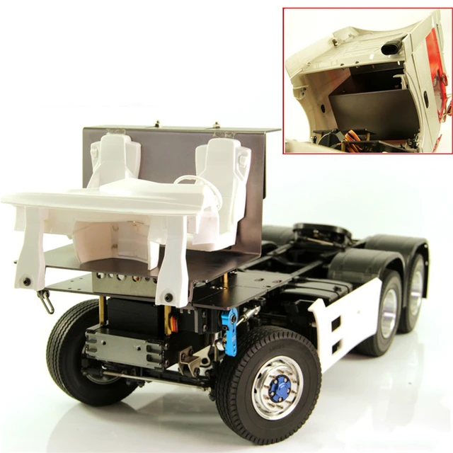 Metall Lenkung Servo Halterung Cab Boden Board für 1/14 Tamiya Scania Mann  Benz RC Traktor Lkw Teile Zubehör - AliExpress