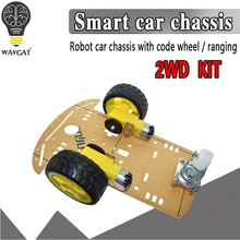 Nova evitação de rastreamento do motor robô inteligente carro chassis kit velocidade caixa bateria 2wd módulo ultra-sônico para arduino uno r3 kit