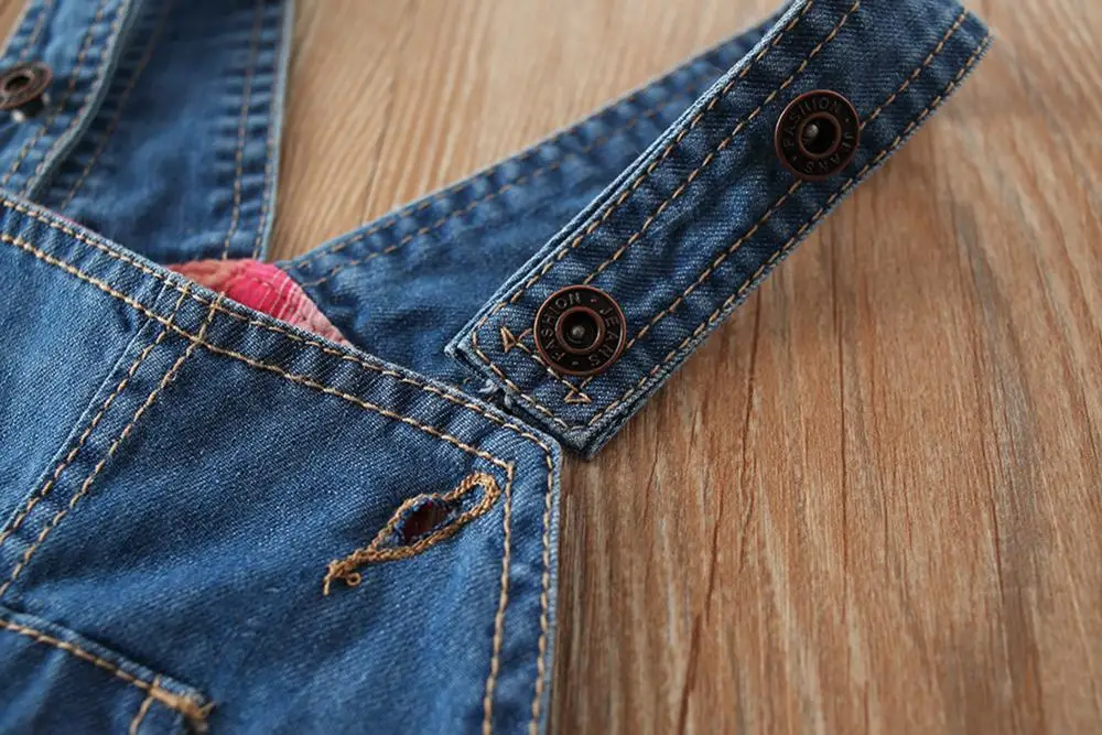 Chumhey 0-3T Infant Overalls Cute Animals Dinarsal Soft Cotton Denim Toddler Suspender Bib Jeans Baby Clothing Bebe Clothes