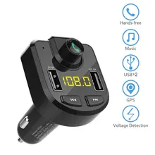 

Bluetooth 5.0 FM Transmitter Handsfree Wireless Car MP3 Player Phone USB Charge Car Charger TF U Disk Car Accessories