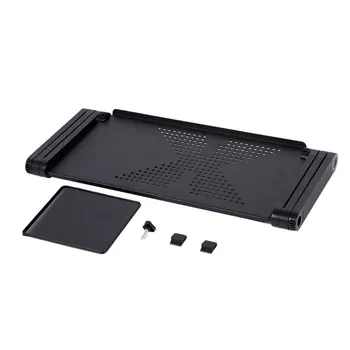 

New adjustable multifunctional ergonomic mobile laptop foldable table stand bed PC tray laptop foldable table with mouse pad